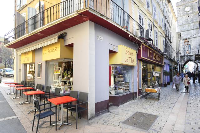 Logo Pâtisserie, Confiserie, Salon de Thé ROUSSET JC