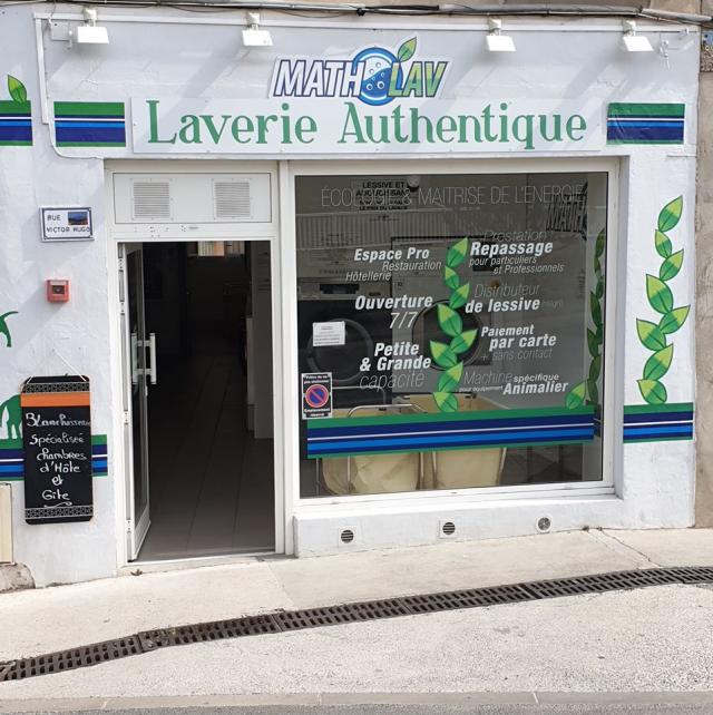 Logo MATH LAV laverie authentique