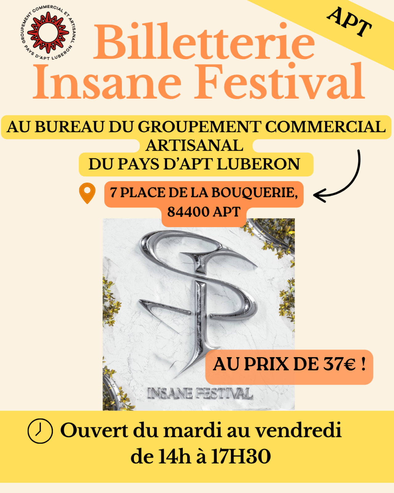 BILLETERIE INSANE FESTIVAL