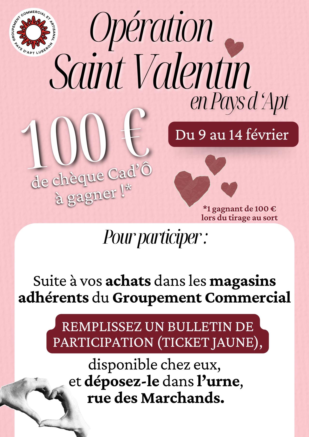 Opération Saint-Valentin en Pays d’Apt !