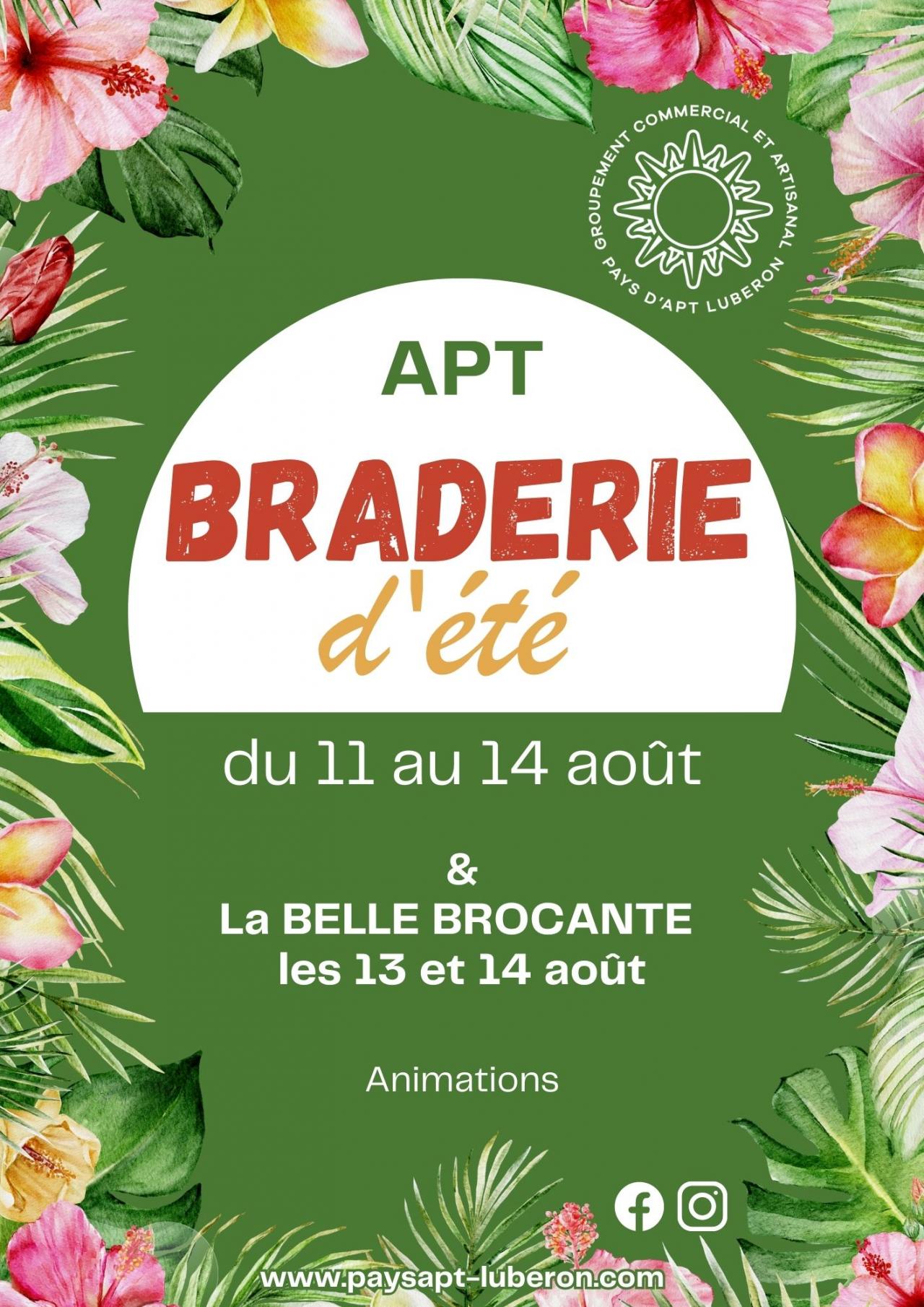 Grande braderie d'été